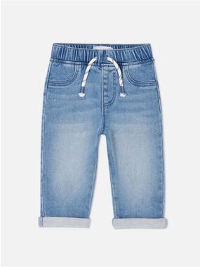 Baby Boy/Baby Girl Soft Jogger Style Jeans | Size 9-12m